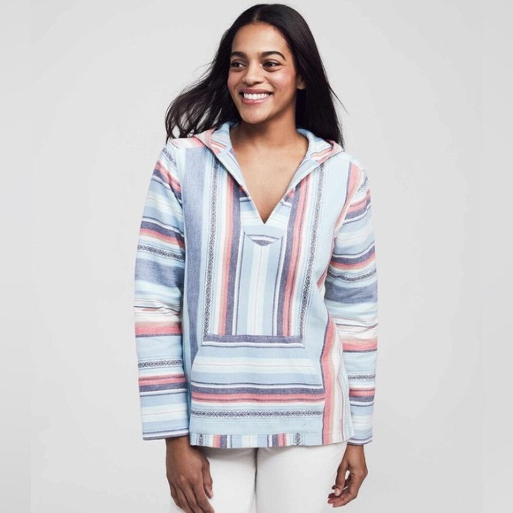 Faherty Baja Poncho - Sierra Paradise - Size Small